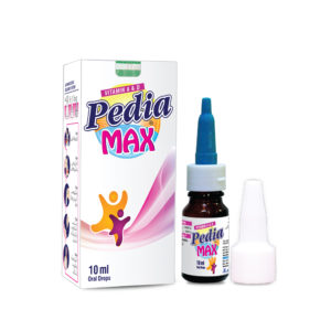 Pedia Max is combination of Vitamin A & D which strengthens the immune system, aids in proper weight gain, Prevents from Rickets, build strong bones and teeth.