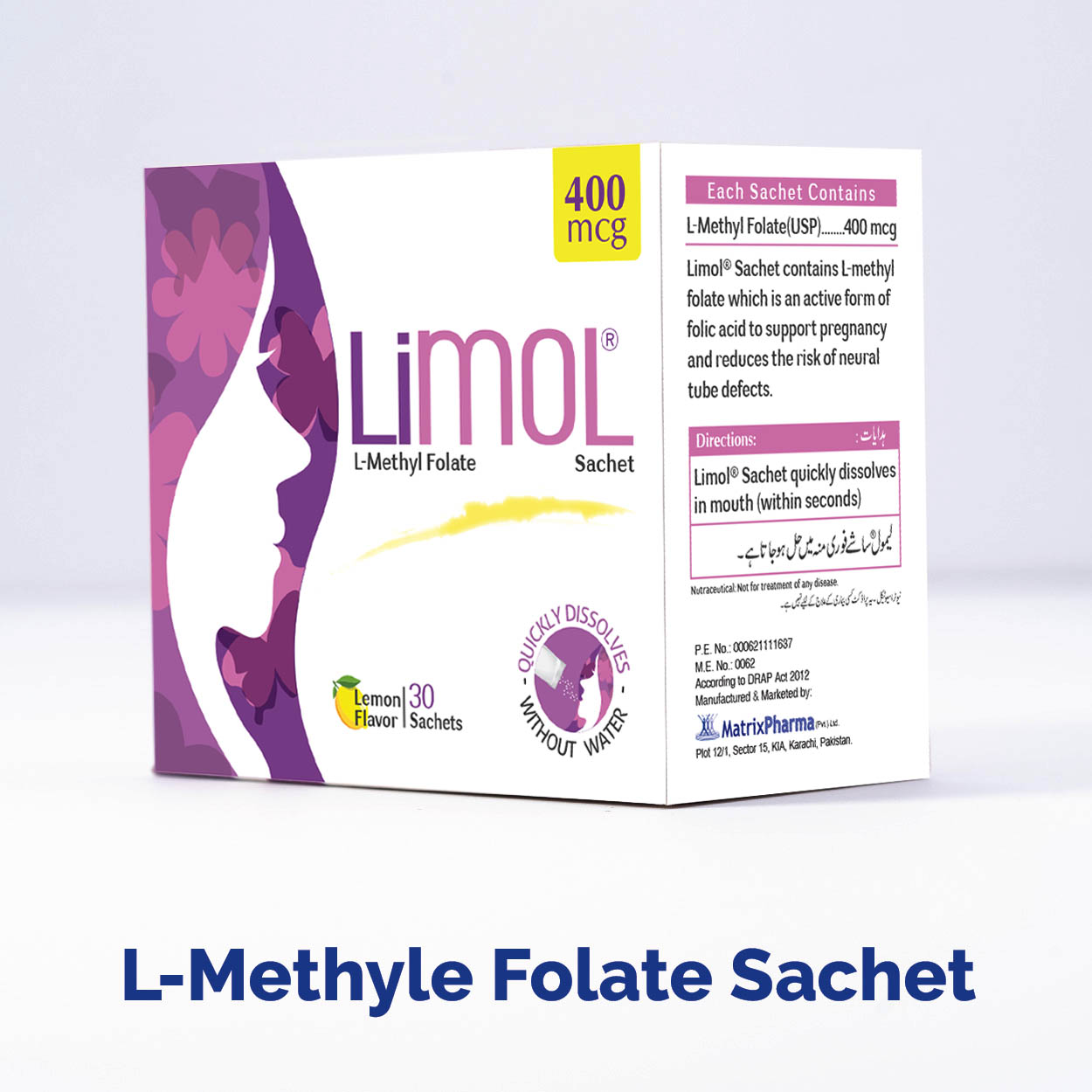 Limol L-Methyl Folate sachet