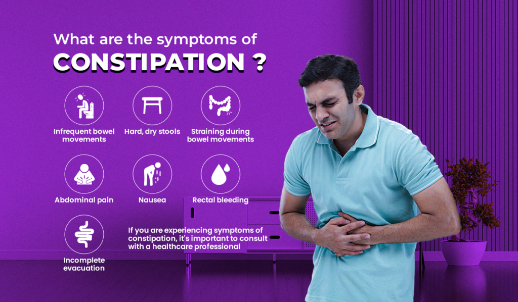 Constipation causes and symptoms